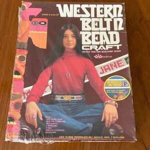 VTG ‘60s-‘70s Western Belt & Bead Craft Kit